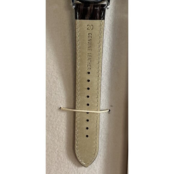 Akribos XXIV Men’s Retro Black Dial Watch w/ Date Window Leather Strap AK715SSB - Picture 10 of 16